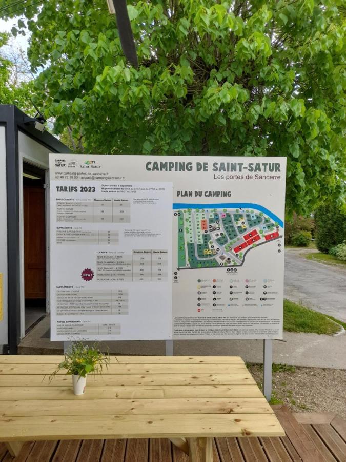 Camping Les Portes De Sancerre Saint-Satur ภายนอก รูปภาพ